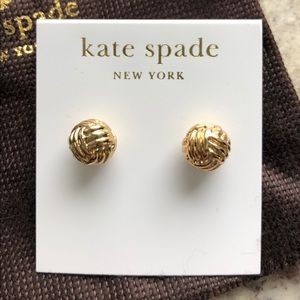 NWT Kate Spade Gold Studs